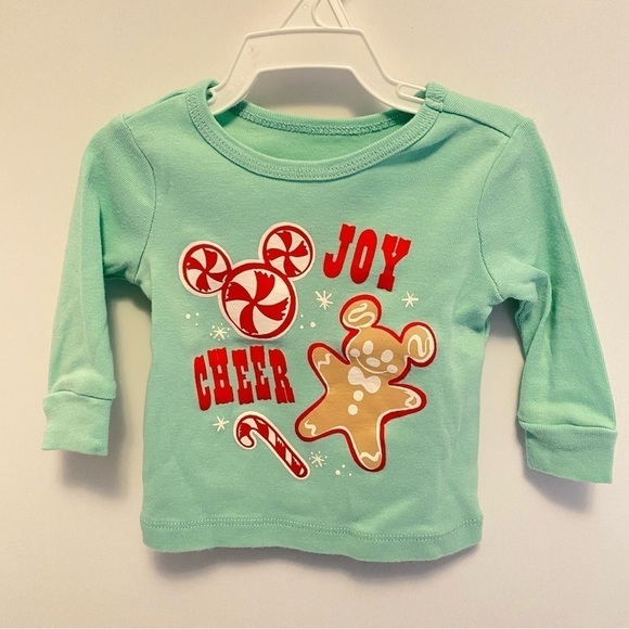 Disney Baby Mickey Mouse Holiday Treats 3 Piece PJ Sleep Set Size 3-6 Months - Picture 2 of 8